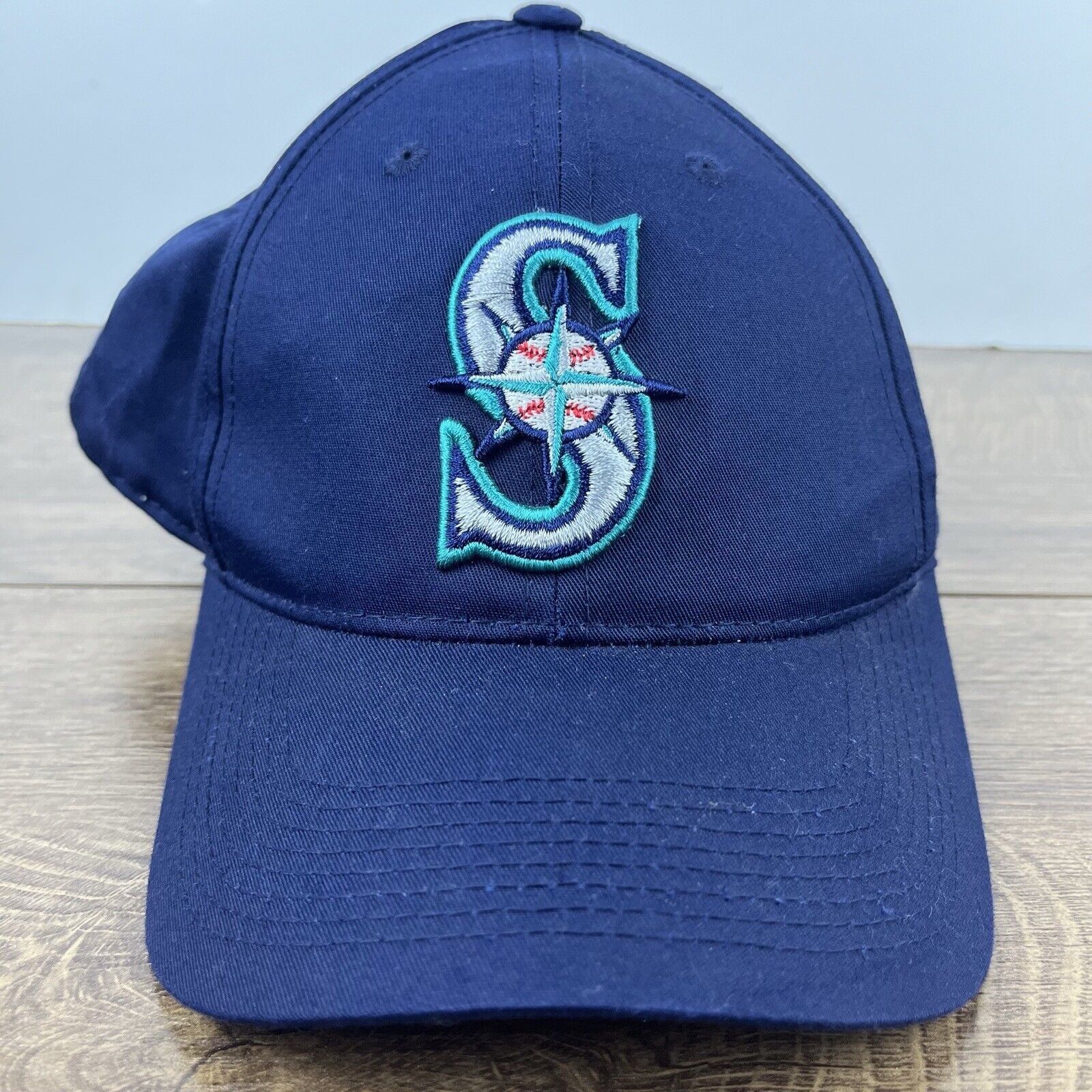 Other Seattle Mariners Snapback Hat Blue Cap Adjustable Blue Adult Size ONE SIZE - 5 Thumbnail