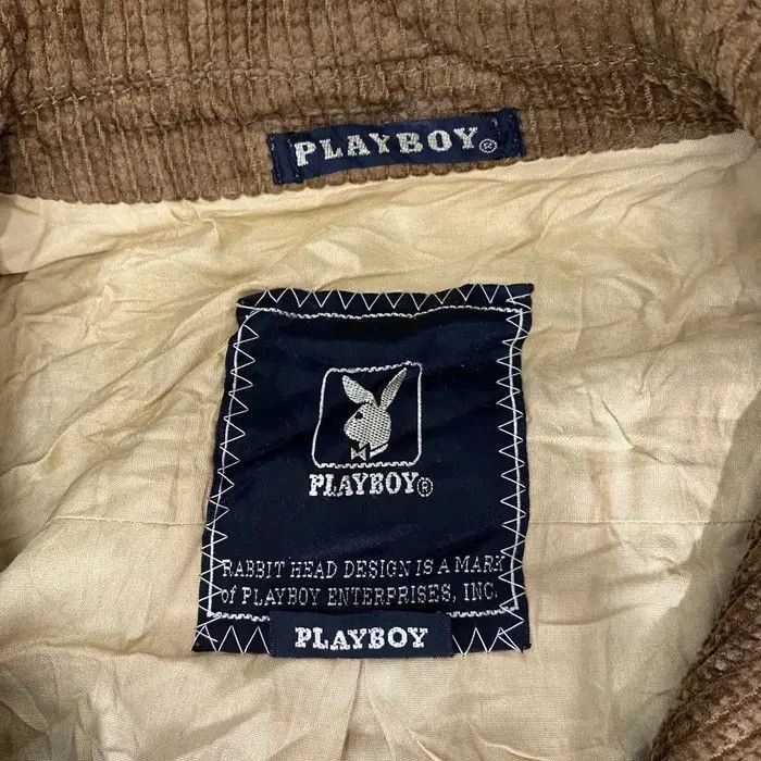 Playboy Vtg PLAYBOY COLLECTION BUNNY Corduroy Denim Jacket Size US XL / EU 56 / 4 - 4 Thumbnail