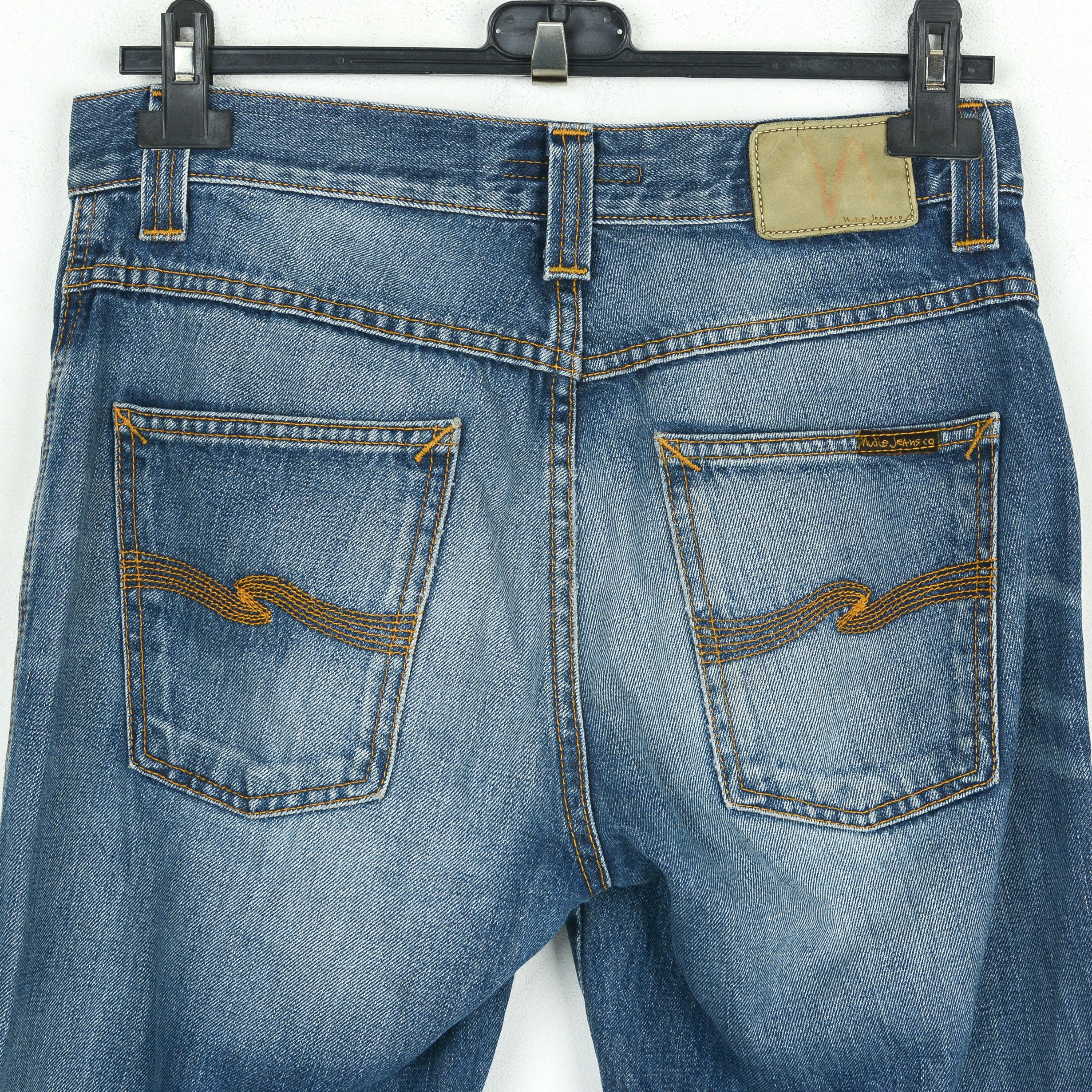 Nudie Jeans Slim Jim W30 L32 Straight Leg Denim Pants Trousers Size US 30 / EU 46 - 4 Thumbnail