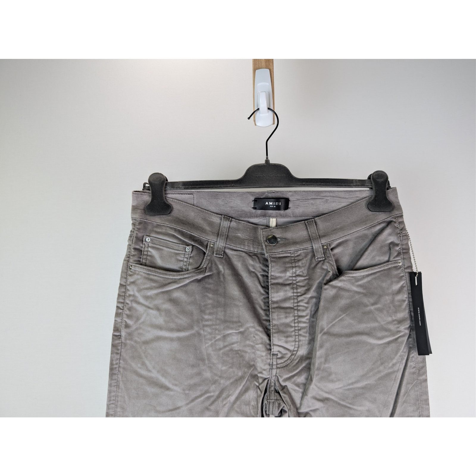 Amiri o1rshd1 Relaxed-Fit Corduroy Pants in Grey Size US 36 / EU 52 - 3 Thumbnail