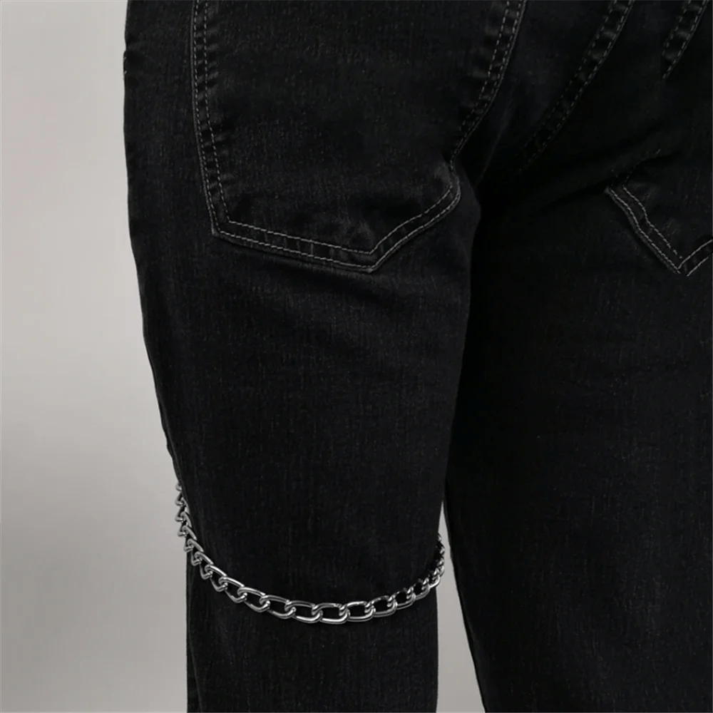 Jewelry PU Leather Metal Chain Keychain Size ONE SIZE - 2 Thumbnail