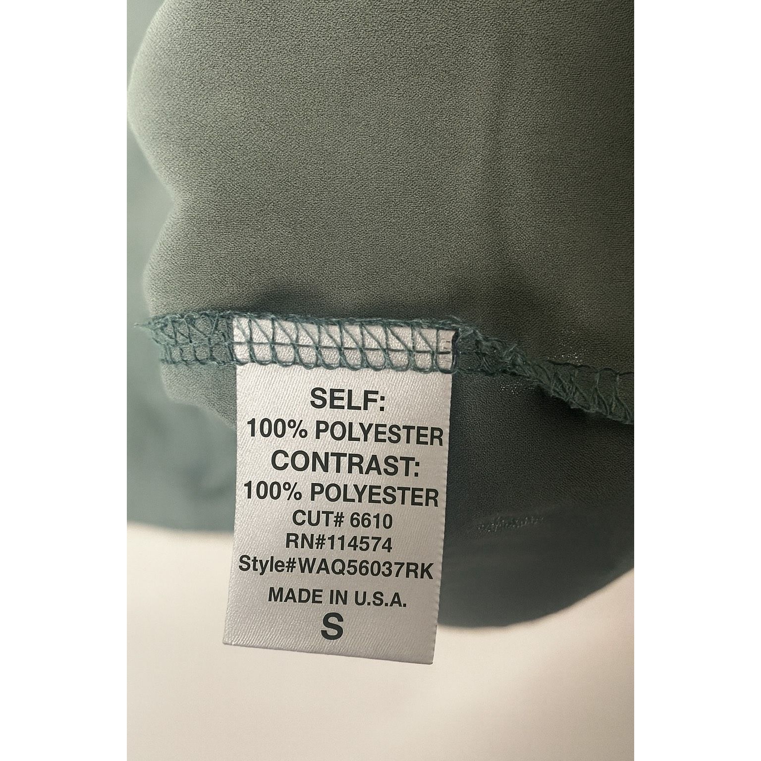 Other Ro & De Women’s Green Black Racerback Tank Top Small Lightwe Size S / US 4 / IT 40 - 7 Thumbnail