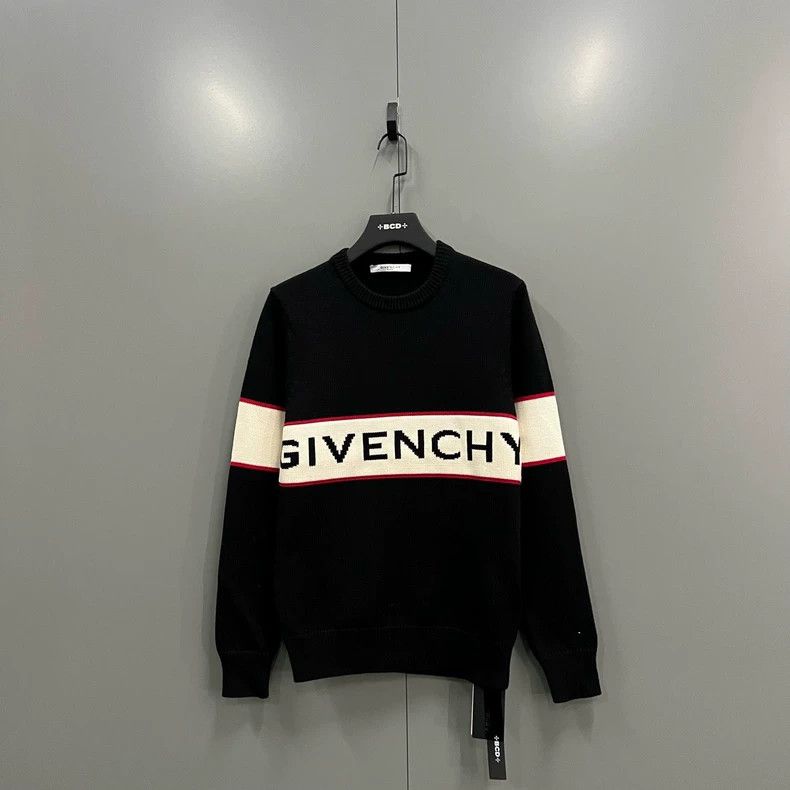 Givenchy Givenchy Colorblock Logo Knit Sweater - dmc Size US XS / EU 42 / 0 - 1 Thumbnail