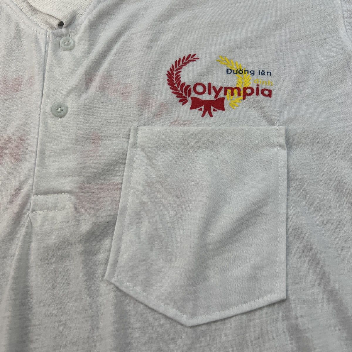 Vintage Vintage 70s Polo Shirt Doing len Olympia CUM Size US M / EU 48-50 / 2 - 5 Thumbnail
