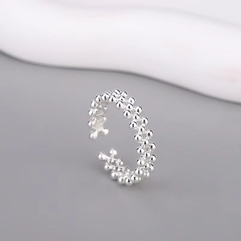 Jewelry Bilayer Ball Ring Size ONE SIZE - 2 Thumbnail