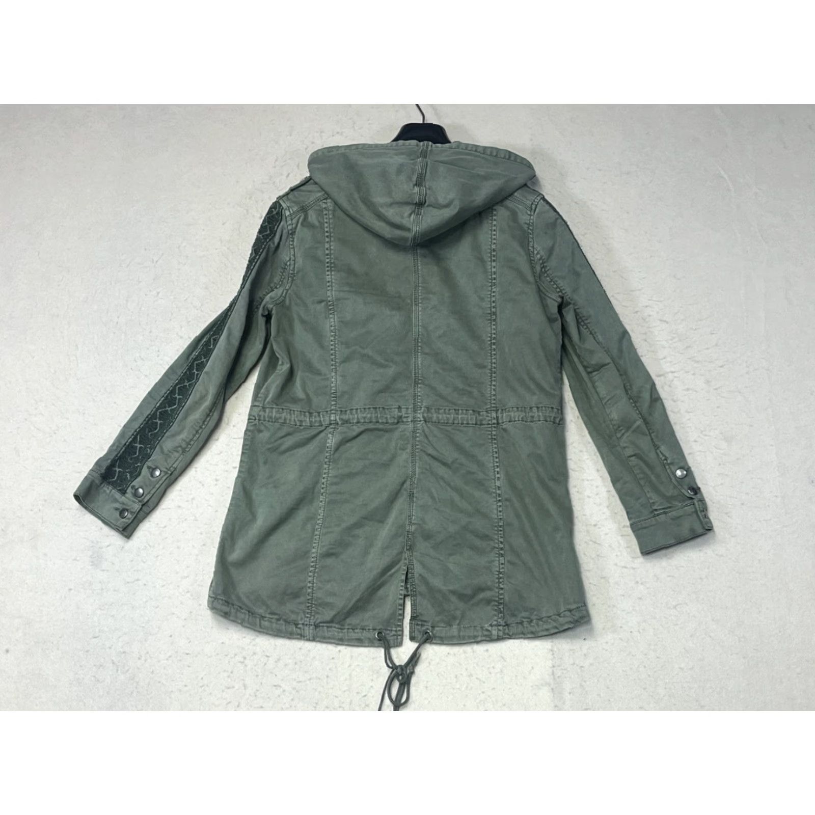Anthropologie Anthropologie Jacket Women Medium Olive Green Lace Hei Hei Utility Flaws See Pic Size M / US 6-8 / IT 42-44 - 2 Thumbnail