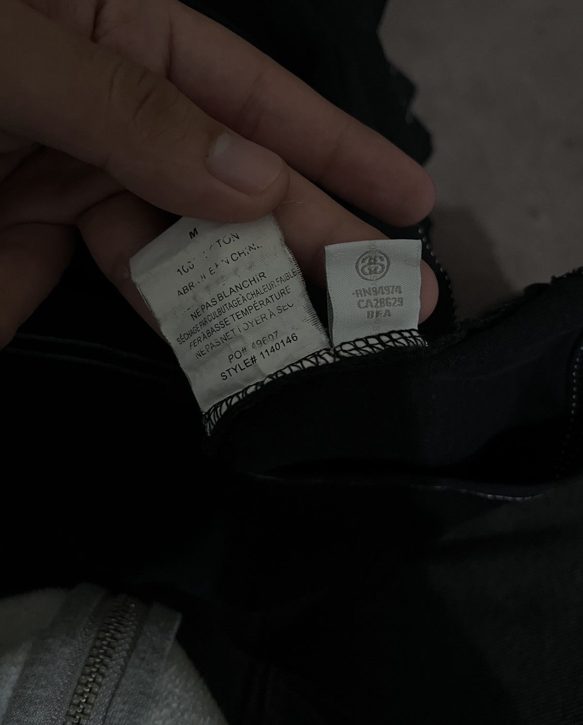 Stussy Stussy black tee Size US M / EU 48-50 / 2 - 5 Thumbnail
