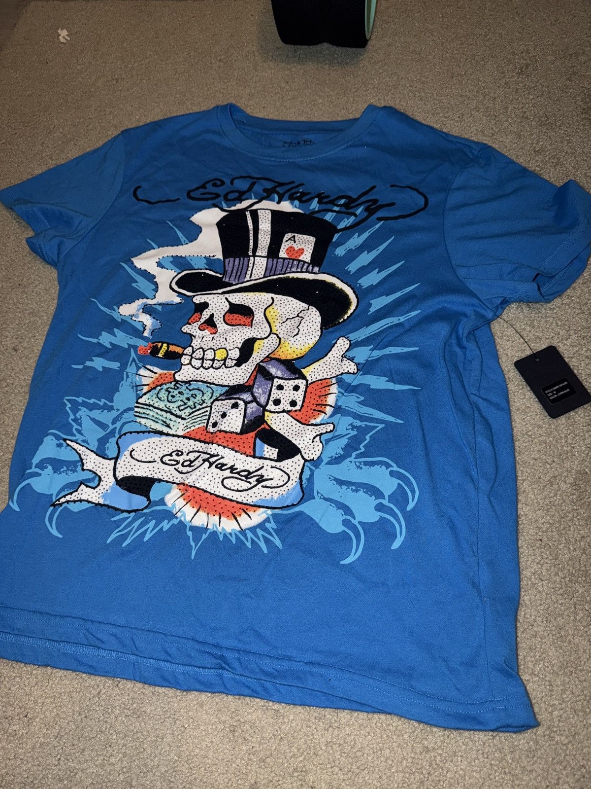 Ed Hardy Brand new with tags bedazzled Ed Hardy T-shirt Size US M / EU 48-50 / 2 - 1 Thumbnail