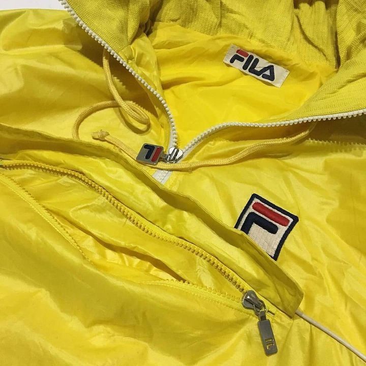 Fila Fila Cagoule yellow anorak Jacket 80s casual firm football Size US M / EU 48-50 / 2 - 3 Thumbnail