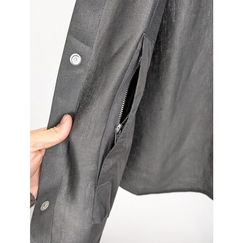 Rick Owens o1rshd1 Jumbo Sl Outershirt in Black Size US XL / EU 56 / 4 - 17 Thumbnail