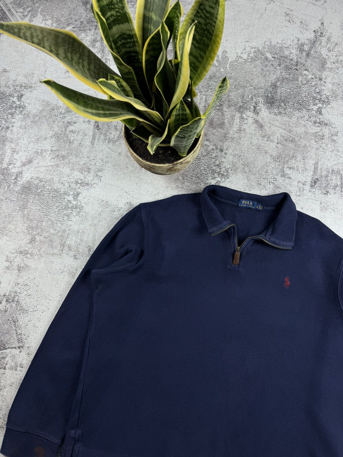 Polo Ralph Lauren Polo Ralph Lauren Retro 1/3 Zip Sweatshirt Hoodie Pullover Size US XL / EU 56 / 4 - 4 Thumbnail