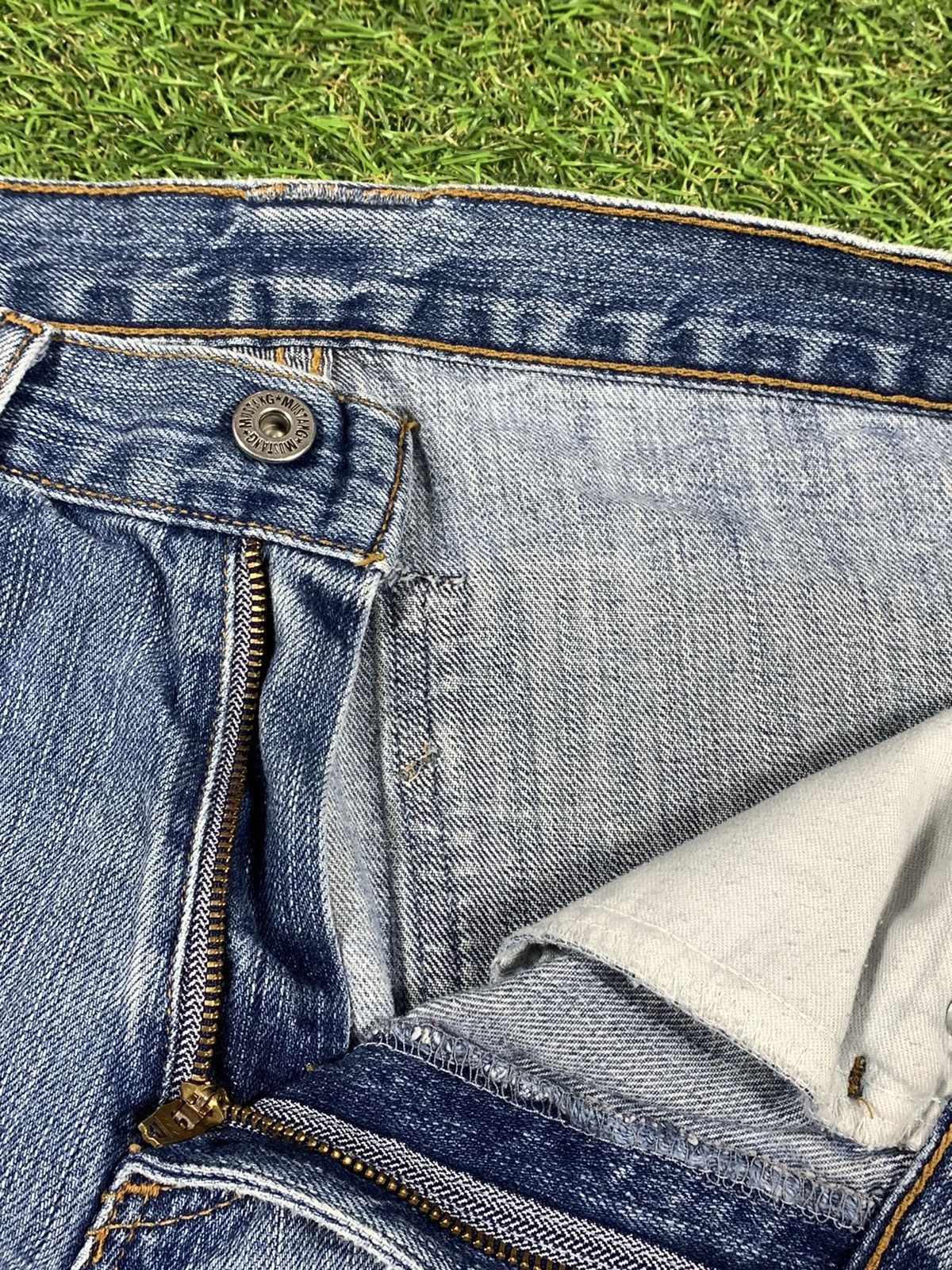 Japanese Brand Vintage Y2K jeans denim streetwear japanese style size 31x32 Size US 31 - 3 Thumbnail