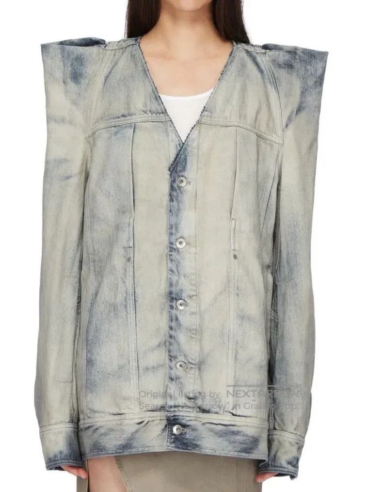 Rick Owens Rick Owens Devil's horn shoulder pad jacket. Size US M / EU 48-50 / 2 - 7 Thumbnail
