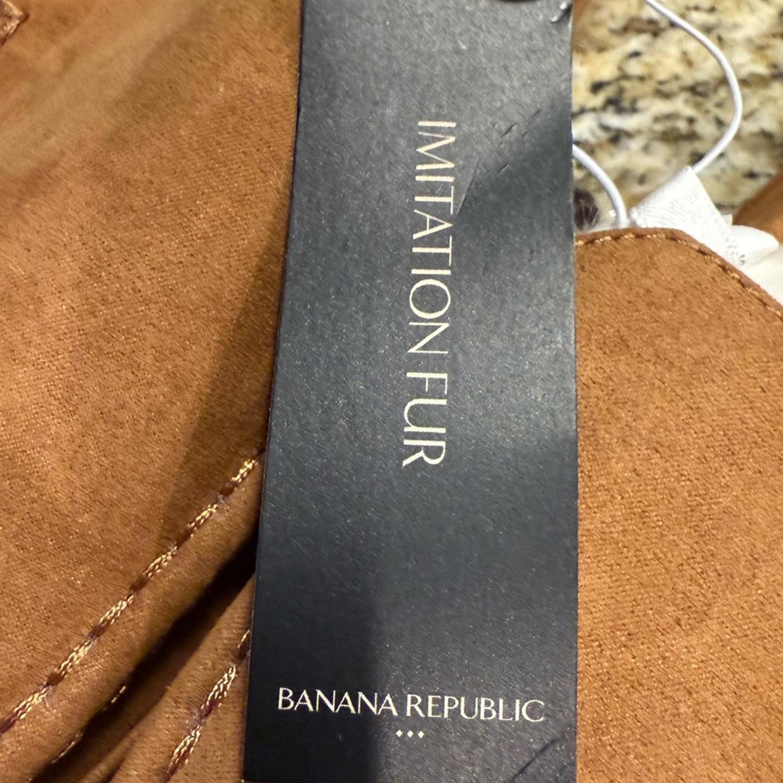 Other Banana Republic Factory tan faux leather fur slipper XL Size US 7.5 / IT 37.5 - 7 Thumbnail