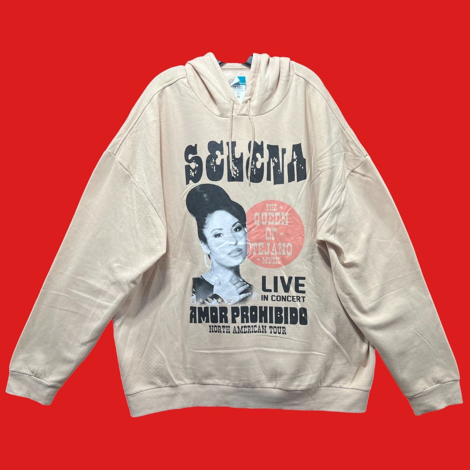 Other Apparel Hybrid - Selena - Women's Long Sleeve Hooded Sweatsh Size 4XL / US 24-26 - 1 Thumbnail