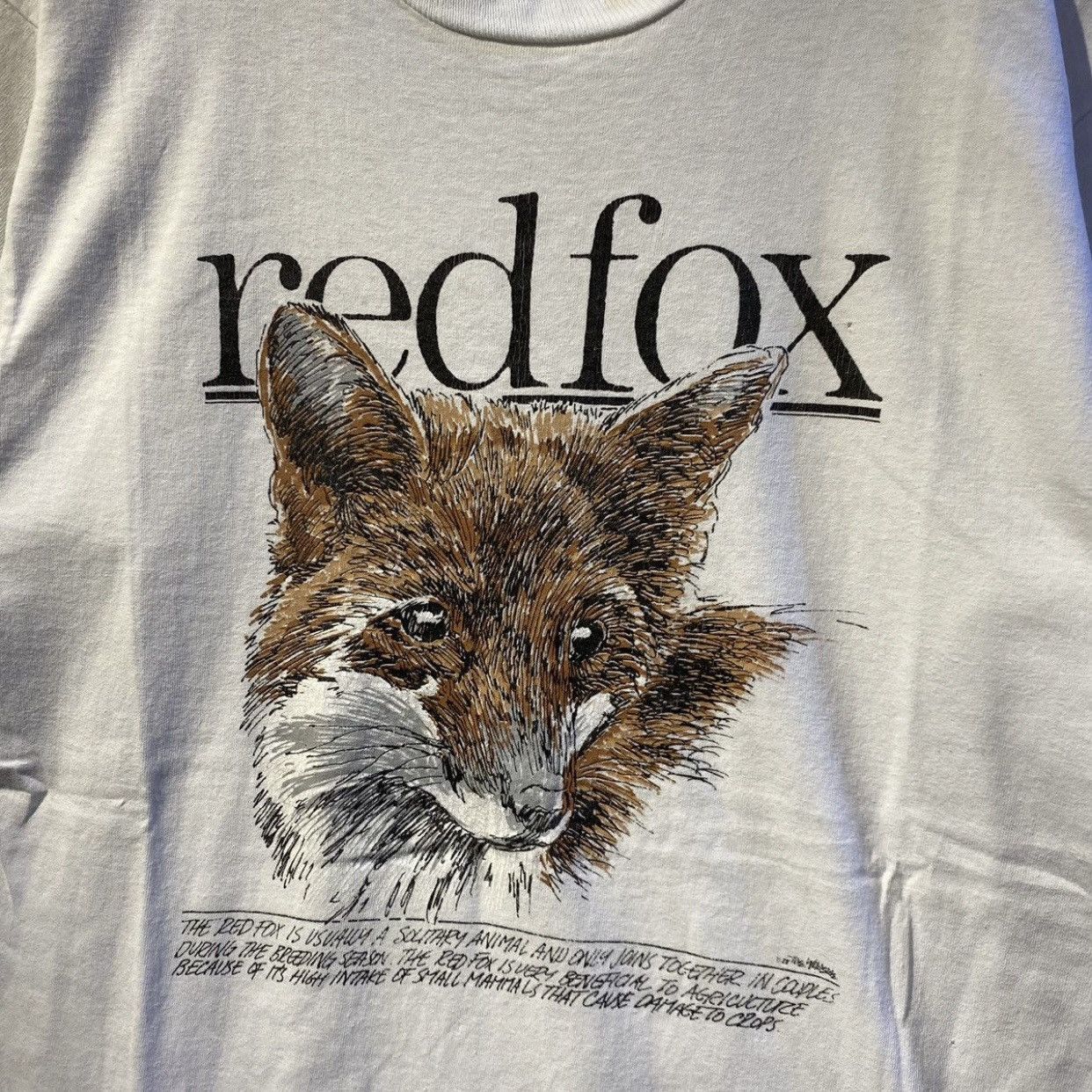 Vintage Vintage Graphic Of Head Red Fox Animal t-shirt Size US L / EU 52-54 / 3 - 3 Thumbnail