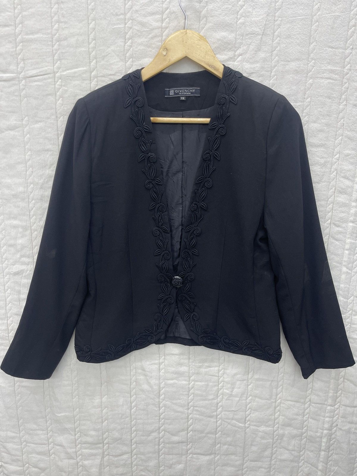 Givenchy GIVENCHY HI FORMAL BLAZER SINGLE BUTTON Size M / US 6-8 / IT 42-44 - 1 Thumbnail