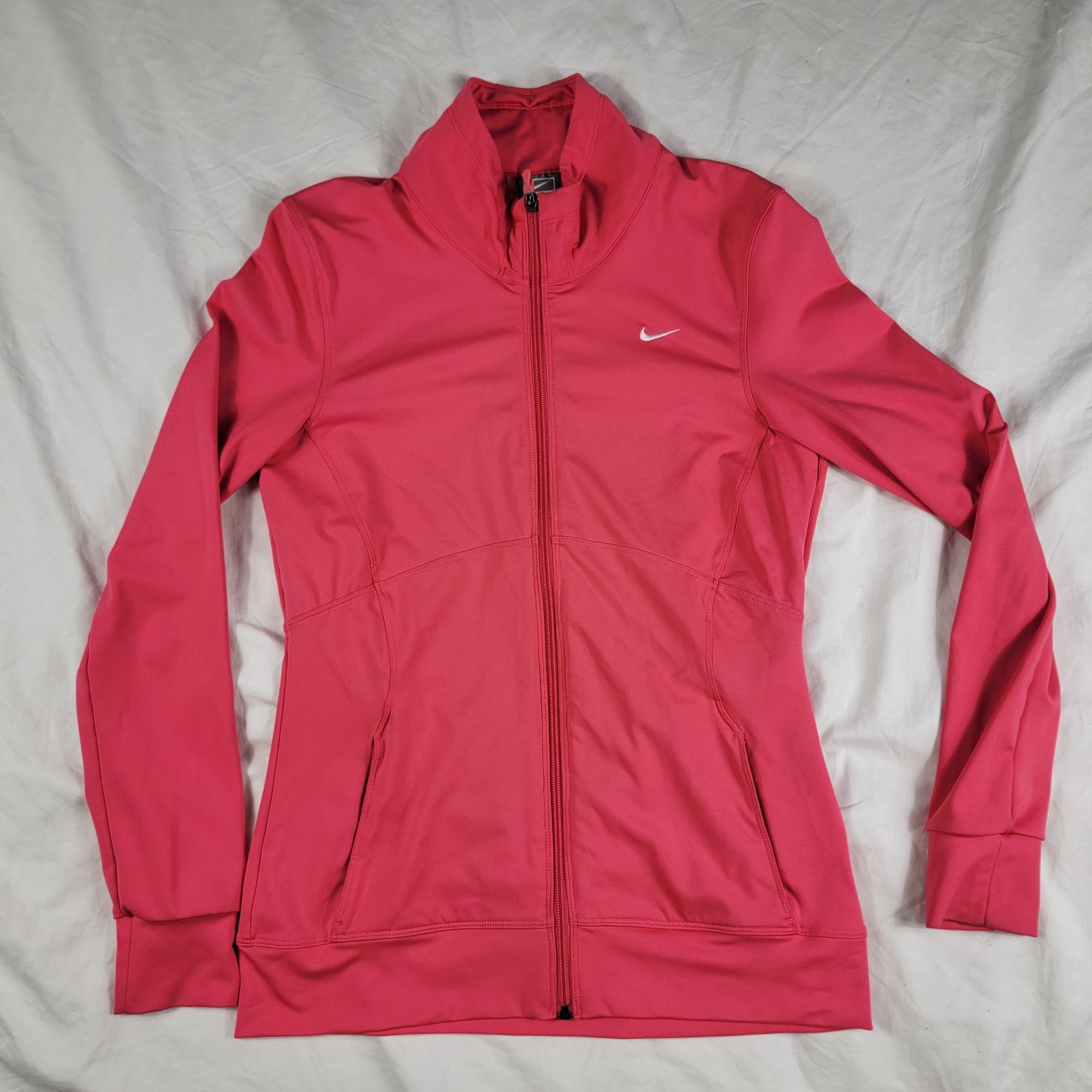 Nike Nike Womens Medium Pink Jacket Full Zip Athletic Outdoors Li Size M / US 6-8 / IT 42-44 - 1 Thumbnail