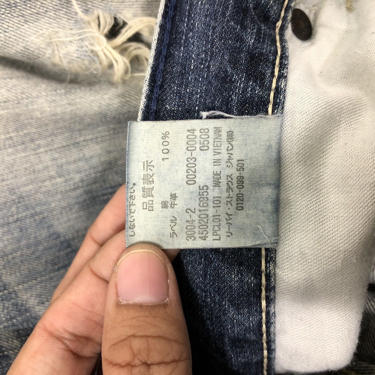Levi's 🔥Vintage Distressed Denim Levi’s Lot 203 USA Size US 34 / EU 50 - 16 Thumbnail