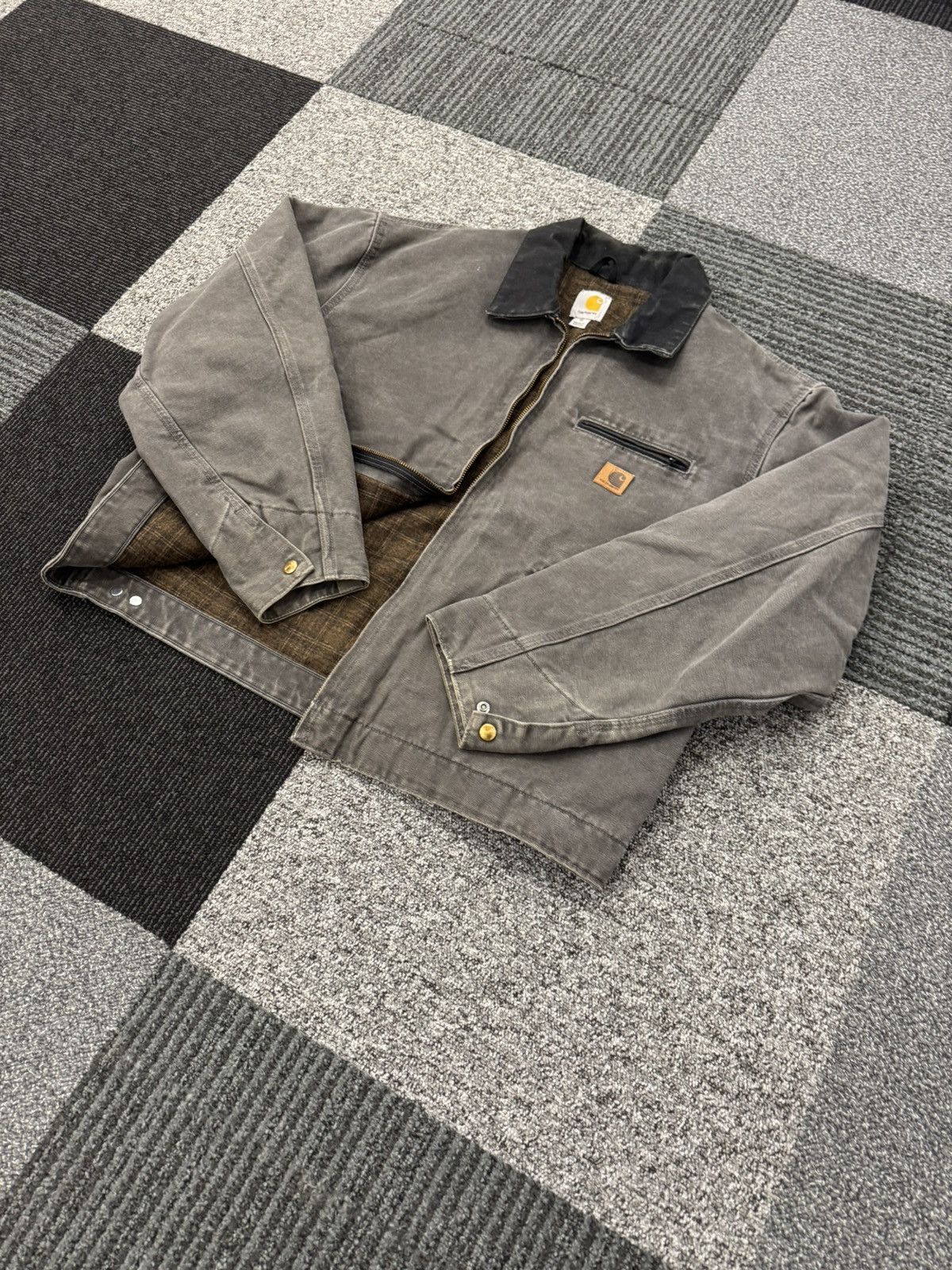 Carhartt Carhartt Detroit Jacket J97 GVL usa vintage og workwear Size US XL / EU 56 / 4 - 2 Thumbnail
