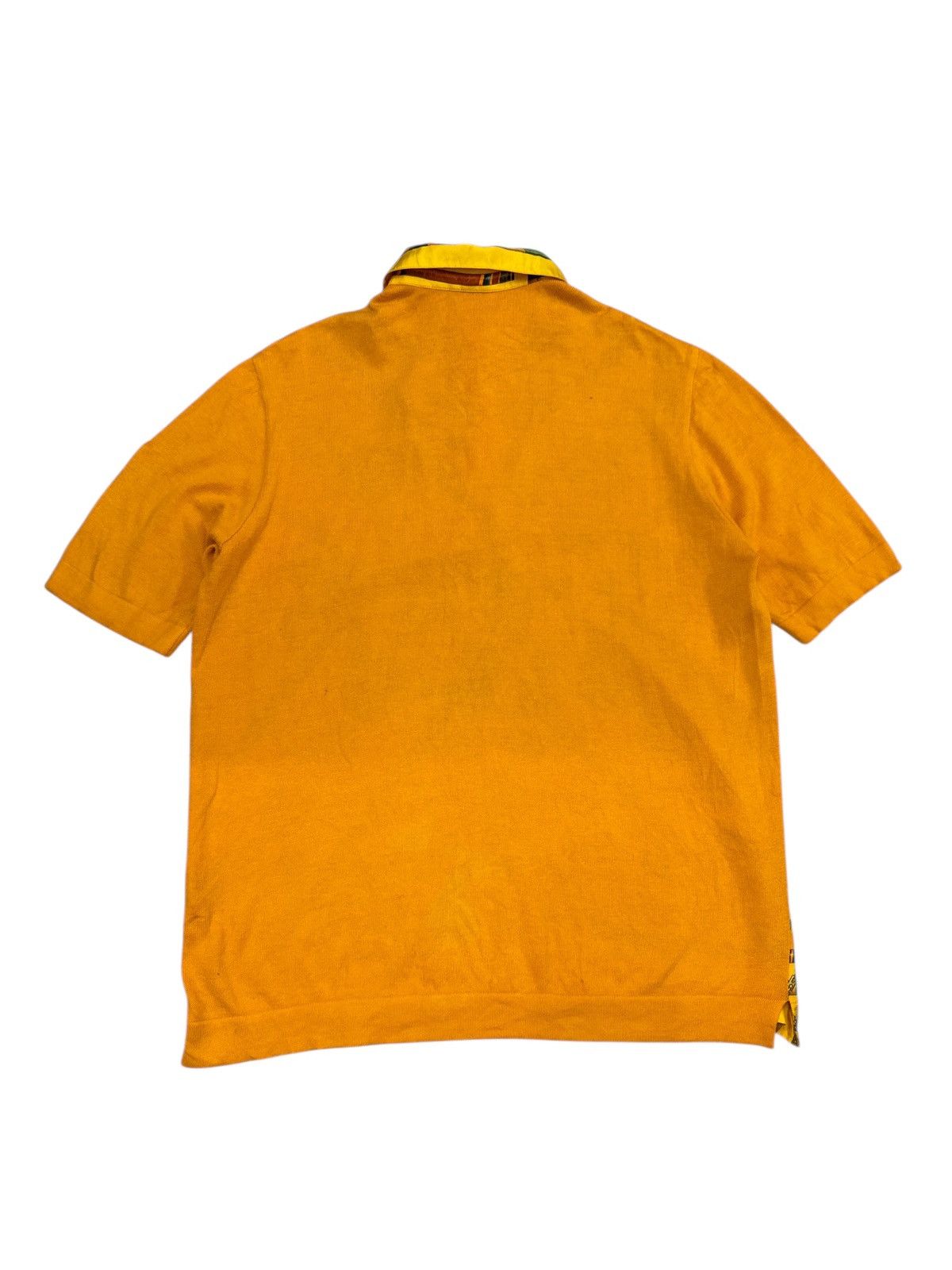 Hermes VINTAGE HERMES PETITE MAIN BY LATHAM SILK POLO SHIRT Size US M / EU 48-50 / 2 - 2 Thumbnail