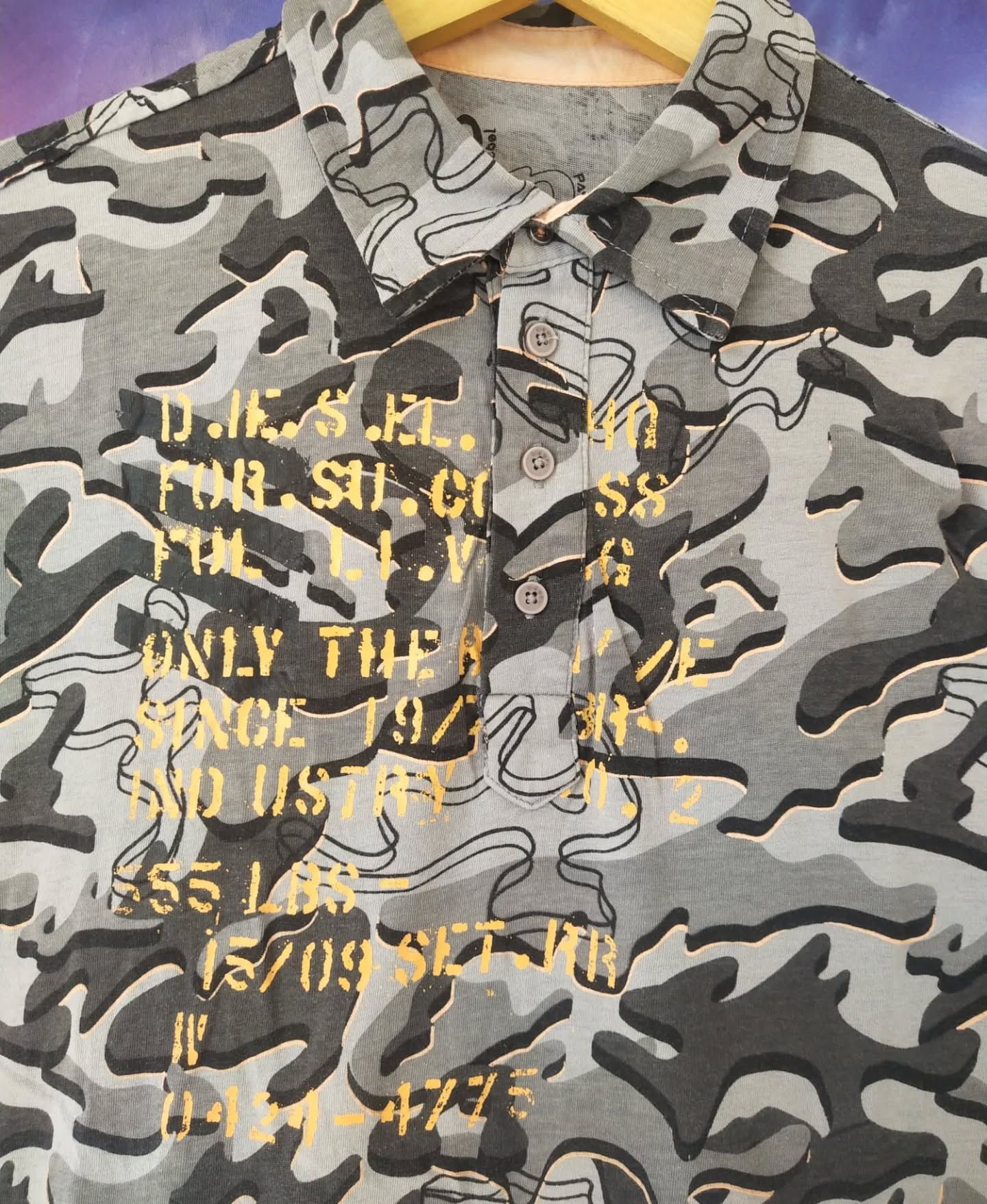 Diesel Diesel Camouflage Pattern Polo Shirt Size M / US 6-8 / IT 42-44 - 2 Thumbnail