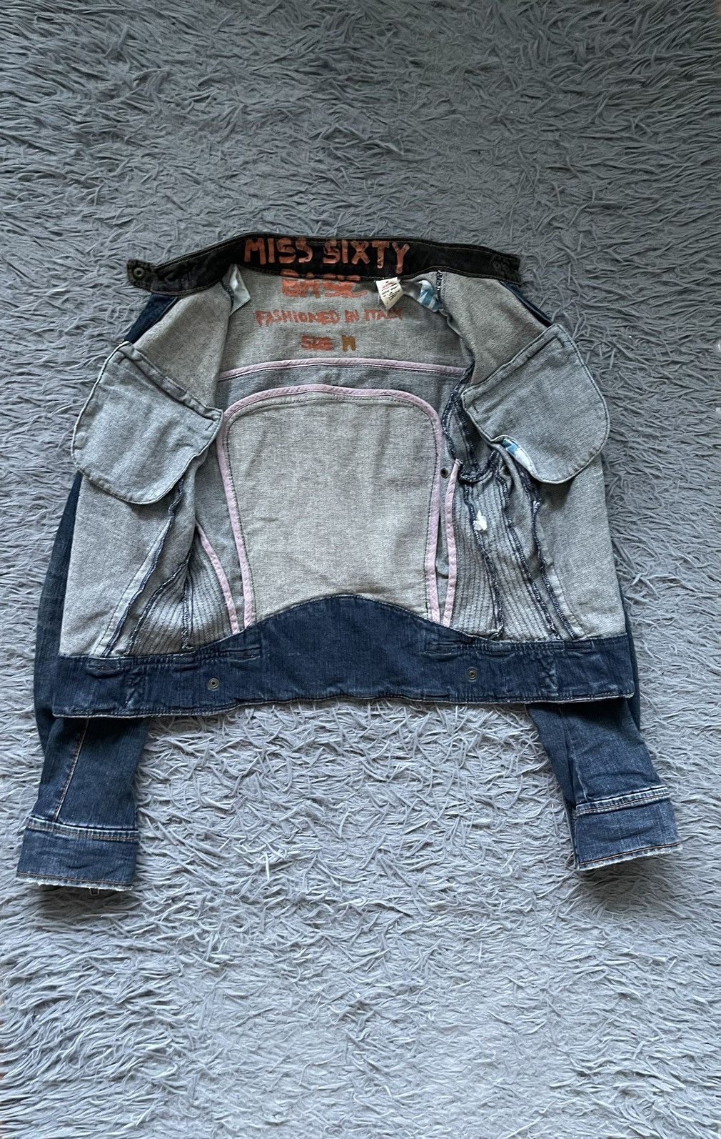 NO ID 00s archive y2k Denim Jacket 2972 - メルカリ