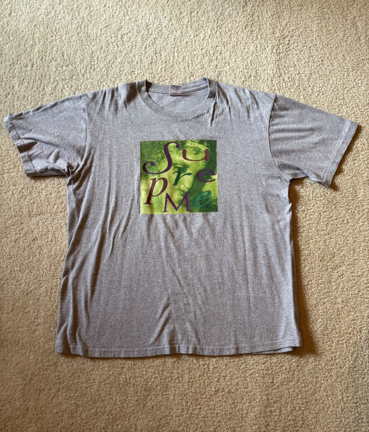 Supreme Supreme Dalmatian Tee SS25 Heather Grey | Grailed