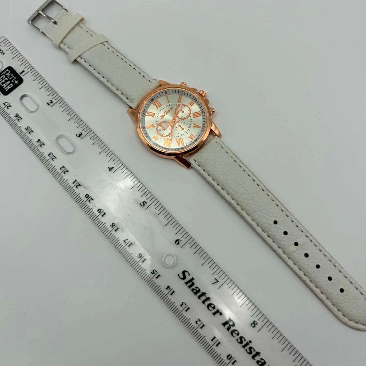 Other Rose Gold & White Lin Times Men’s Watch Size ONE SIZE - 4 Thumbnail