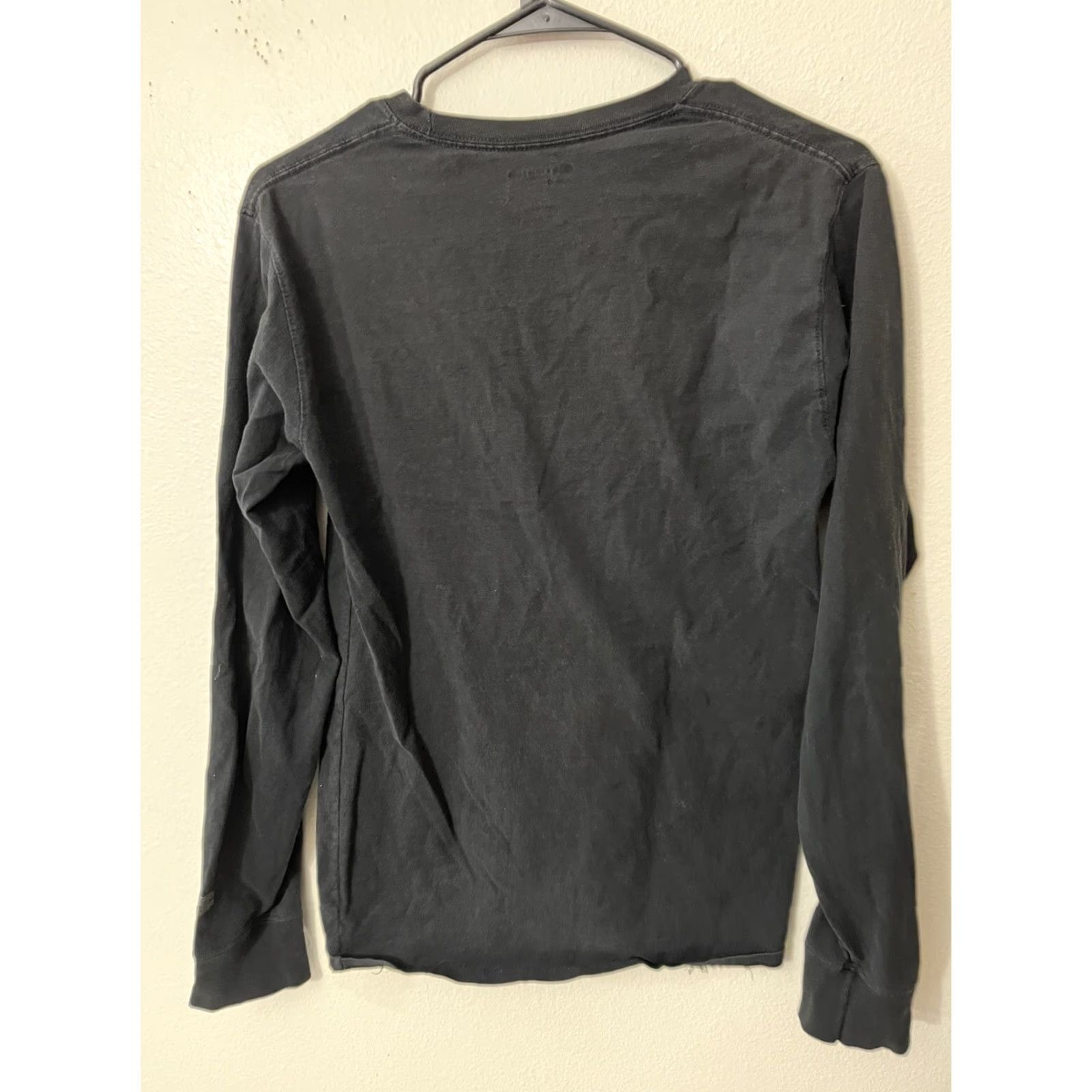 Champion CHAMPION Long Sleeve Pullover Logo T-Shirt, Black, Size S, Men's Athletic Wear Size US S / EU 44-46 / 1 - 3 Thumbnail