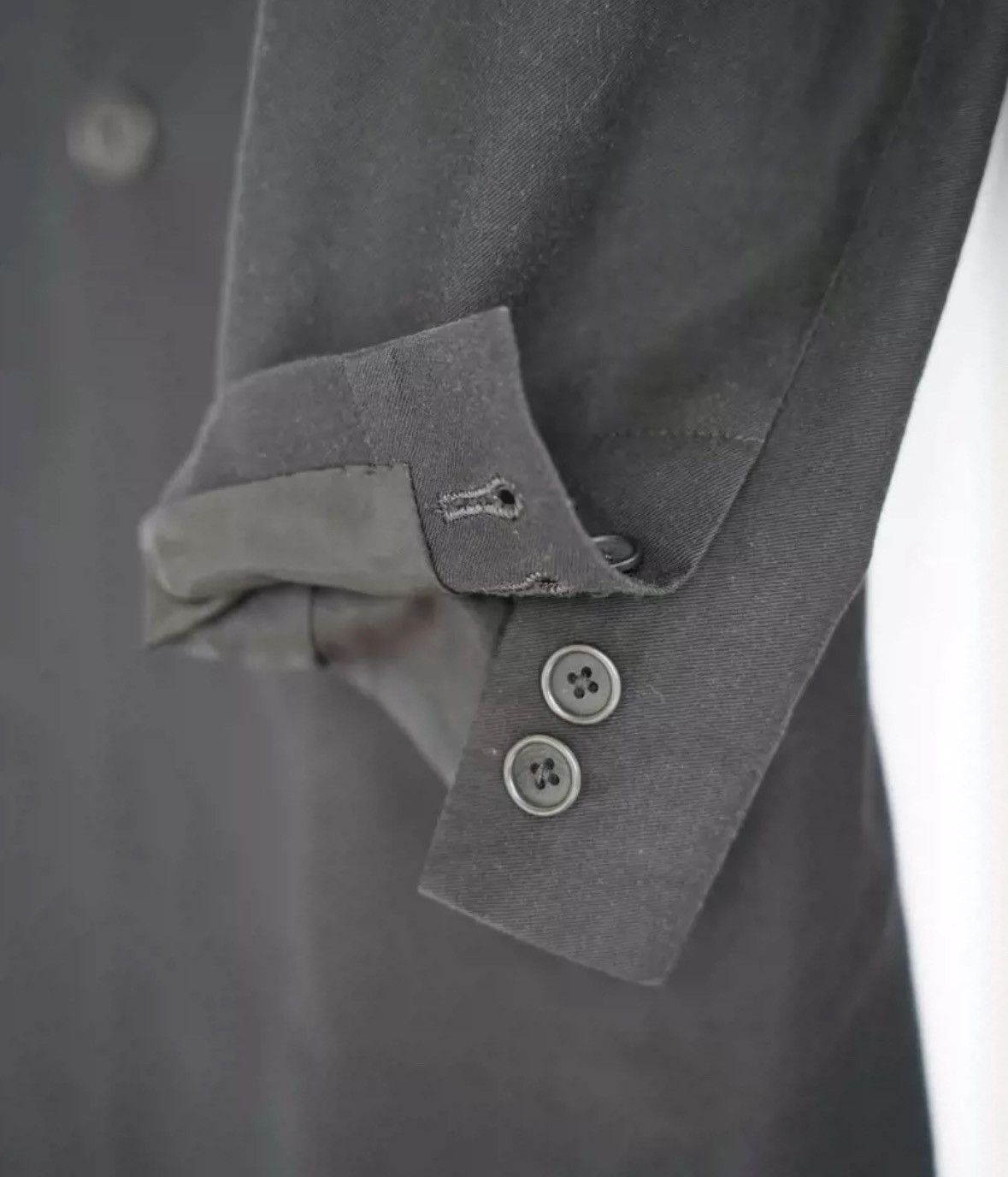 Yohji Yamamoto Yohji Yamamoto 20ss gun neck back zipper coat 2412-Nextarrow Size US L / EU 52-54 / 3 - 4 Thumbnail