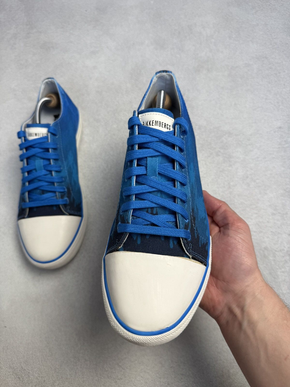 Dirk Bikkembergs Dirk Bikkembergs X Fedez Farnell Sneakers blue canvas US9,5 Size US 9.5 / EU 42-43 - 9 Thumbnail