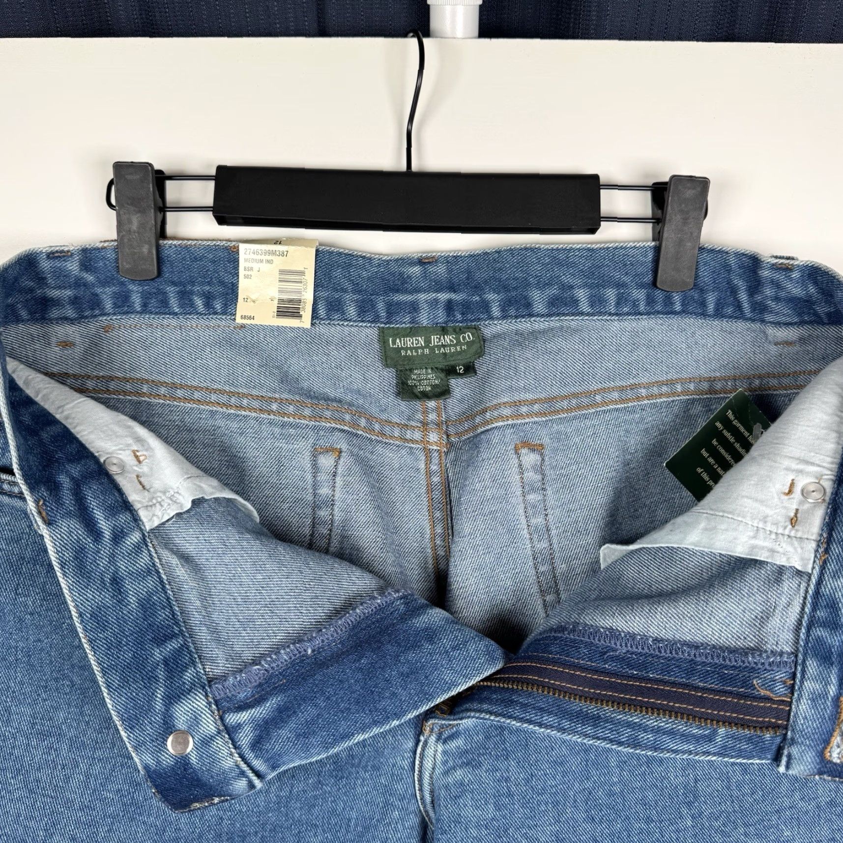 Ralph Lauren VINTAGE Ralph Lauren Denim Carpi Jeans Capri's - Lauren Jeans Capri's - Women's 12 Inseam 21" - 90s Blue Jeans Size 34" / US 12 / IT 48 - 6 Thumbnail