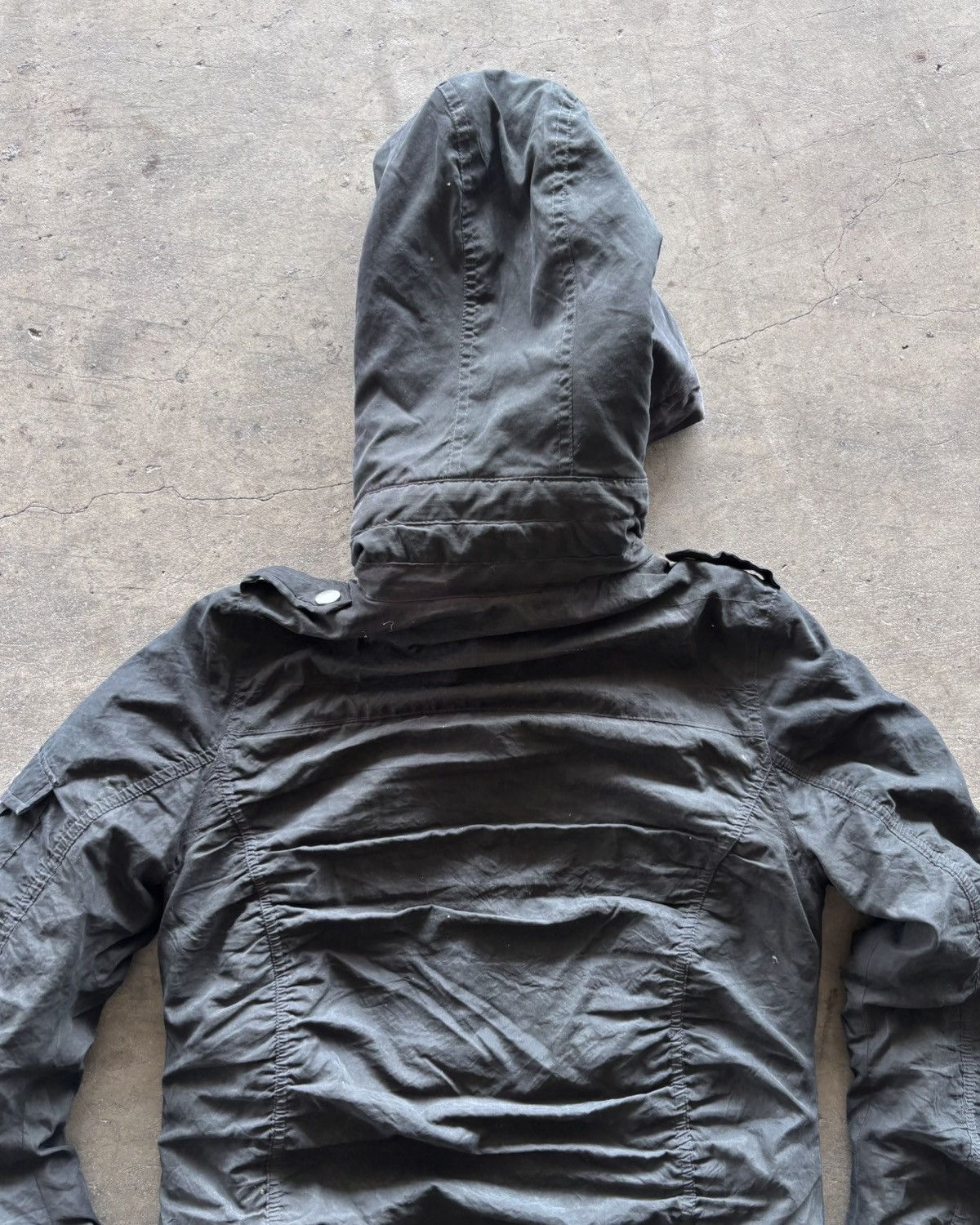 14th Addiction × Japanese Brand × KMRii 2000s CRVX Vkei Double Zip Up Black Jacket Size US L / EU 52-54 / 3 - 7 Thumbnail