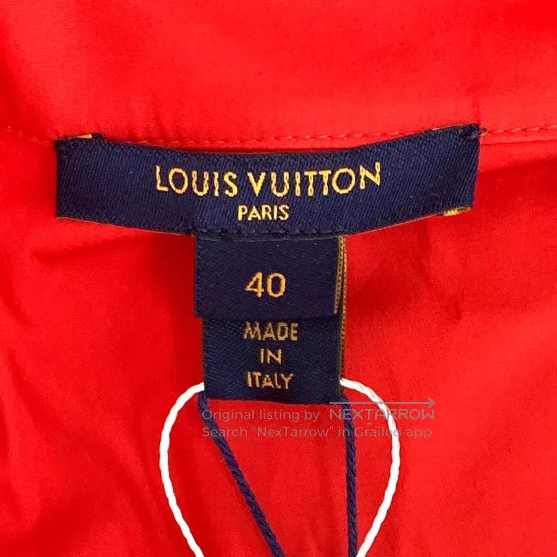 Louis Vuitton Louis Vuitton Red presbyopic embroidered cotton lapel long Size S / US 4 / IT 40 - 5 Thumbnail
