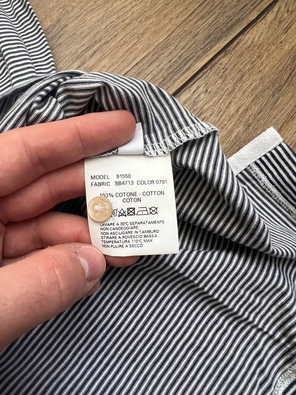 Boglioli Boglioli Striped Cotton Polo Size US XL / EU 56 / 4 - 6 Thumbnail