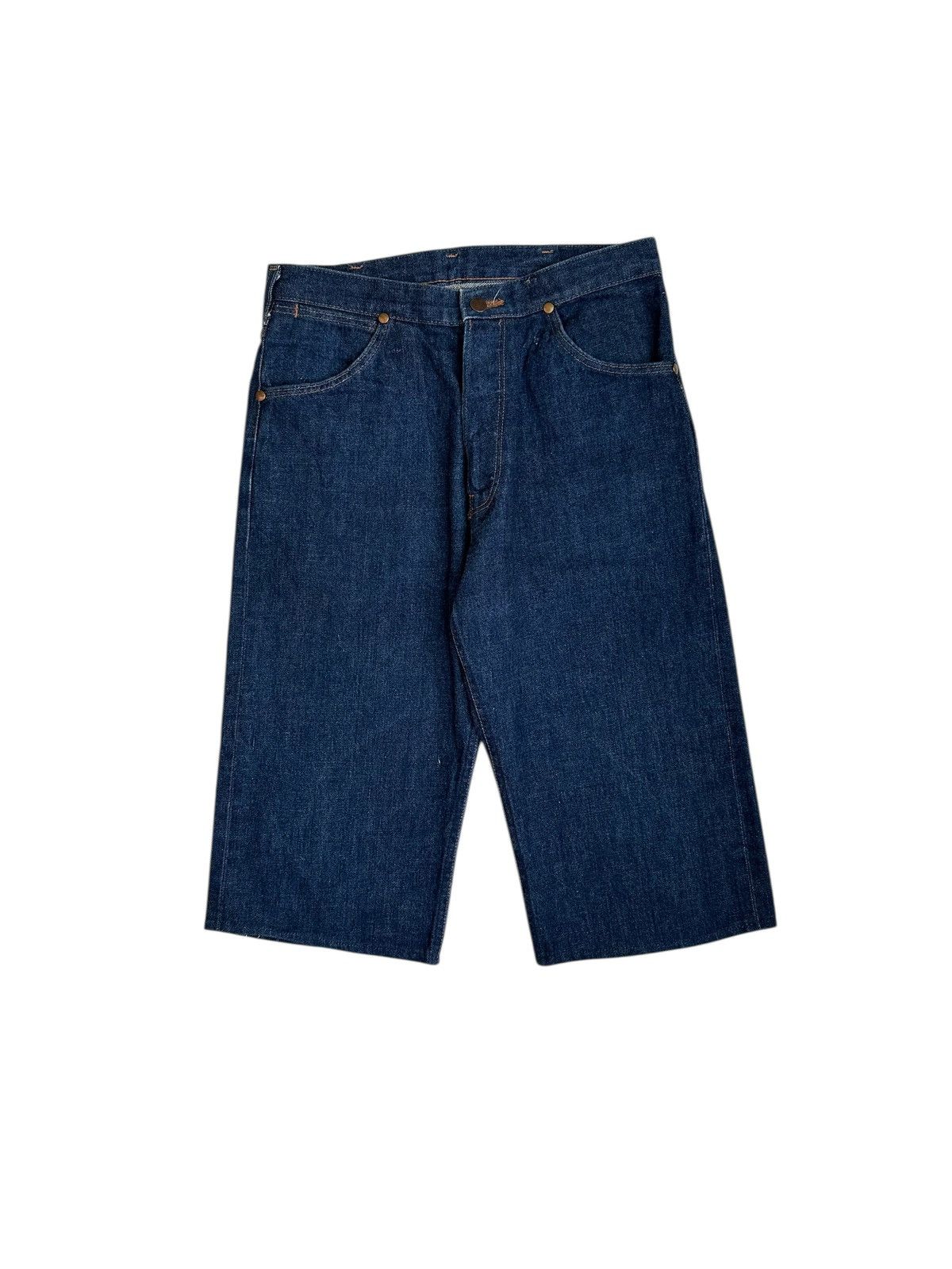 Vintage Wrangler Blue Bell Shorts Selvedge Denim Made in Japan Size US 31 - 2 Thumbnail