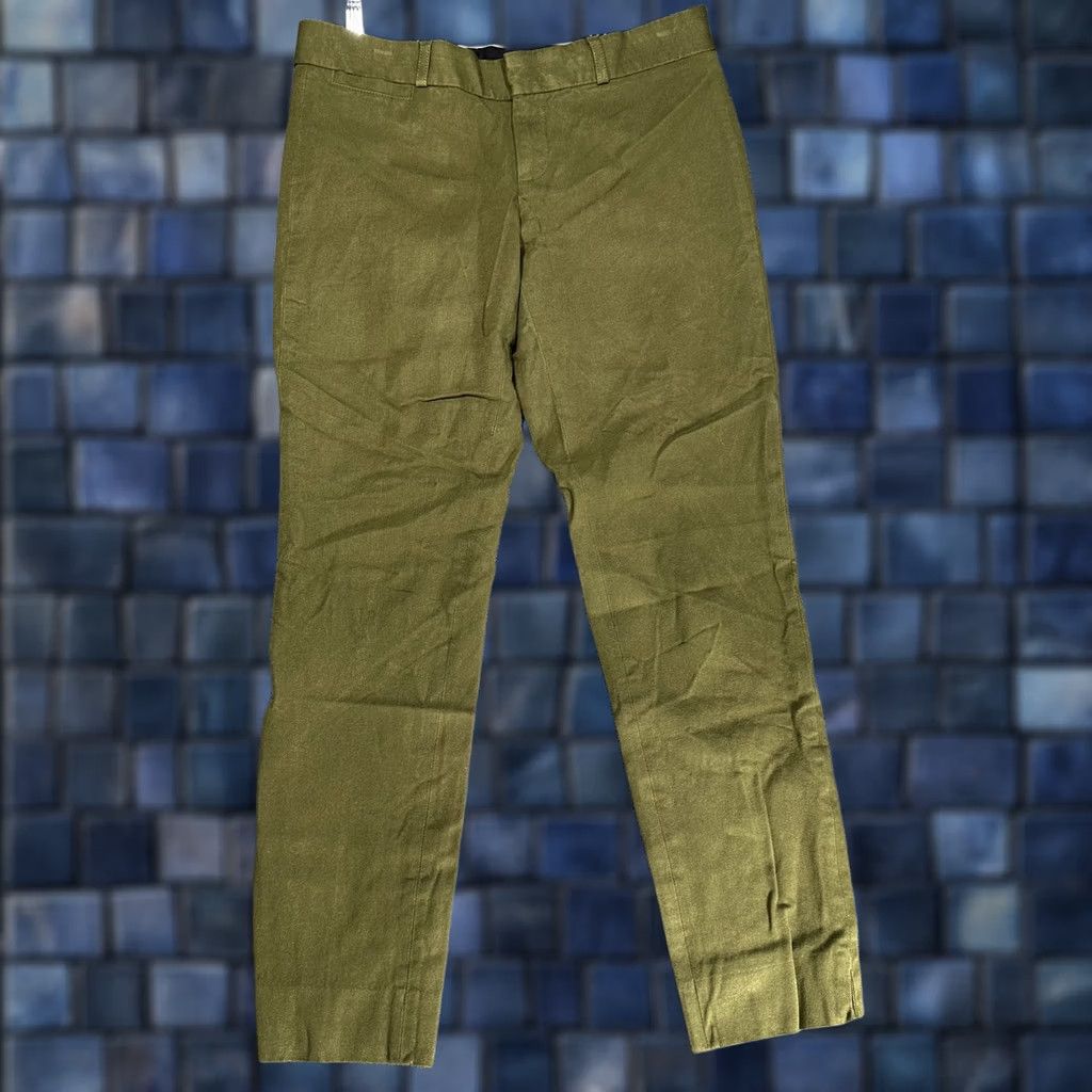 Banana Republic Banana Republic Sloan Pants Womens 2 Green Cotton Stretch Pockets Zip Fly Slim/Regular Fit Chino Casual, Business, Travel Womens Size 26" / US 2 / IT 38 - 1 Thumbnail