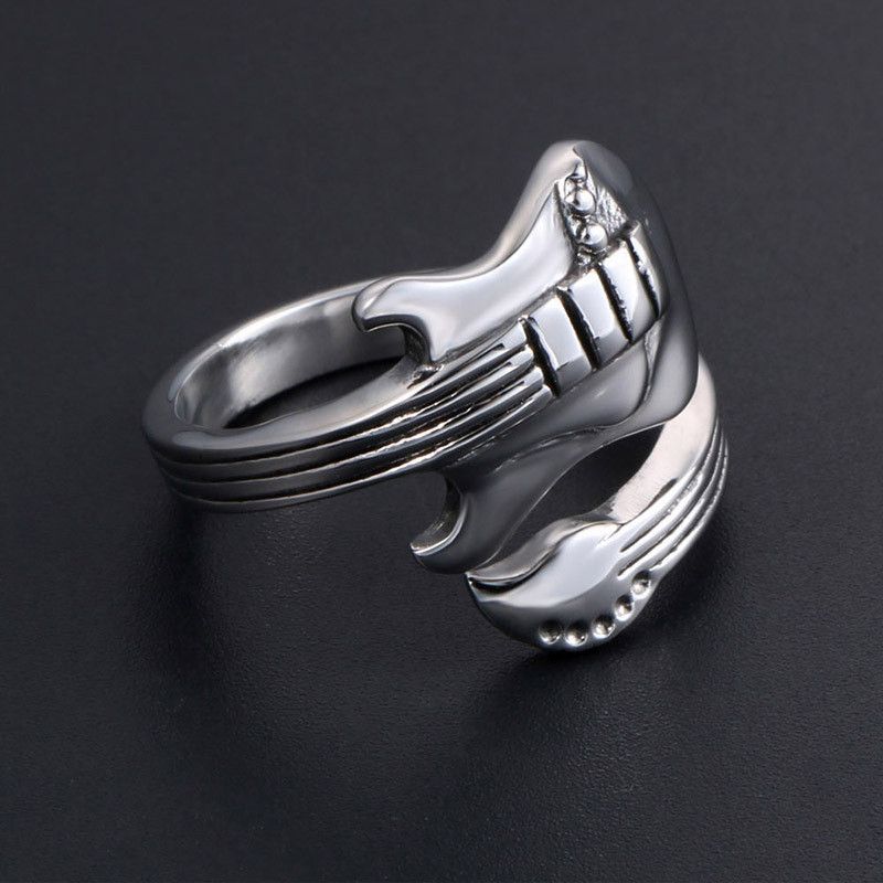 VIBE Retro Rock Guitar Ring Size ONE SIZE - 2 Thumbnail