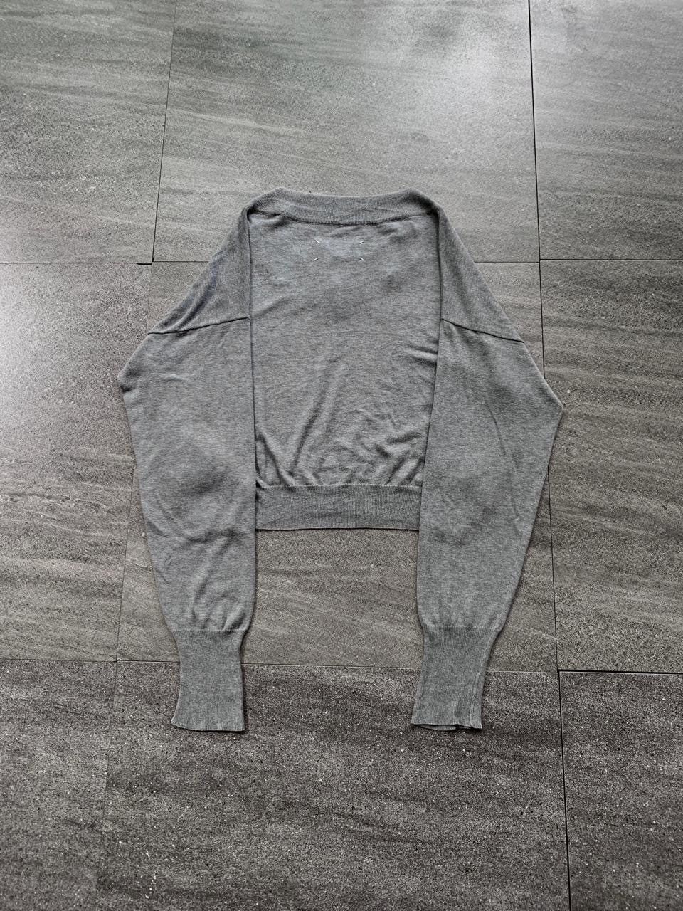 Maison Margiela FREE TAX! Line 4 Cropped Elbow Patch Sweater Size US S / EU 44-46 / 1 - 3 Thumbnail