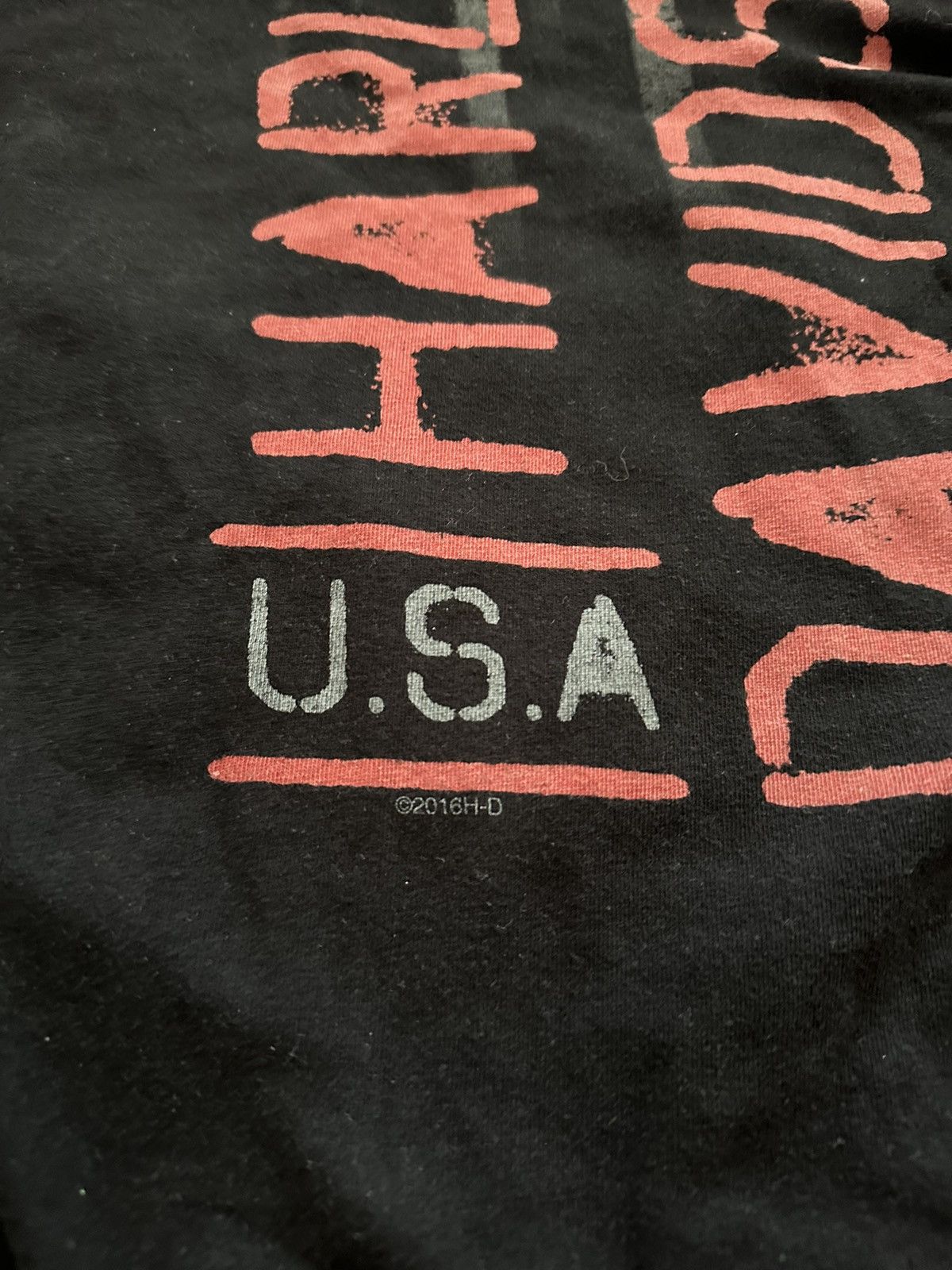 Harley Davidson × Vintage 🔥VINTAGE Y2K DISTRESSED HARLEY DAVIDSON T-SHIRT🔥 Size US XL / EU 56 / 4 - 4 Thumbnail