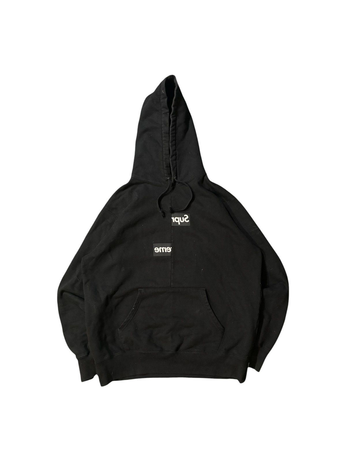 Comme des Garcons × Supreme BLACK SUPREME CDG PLAID HOODIE | Grailed