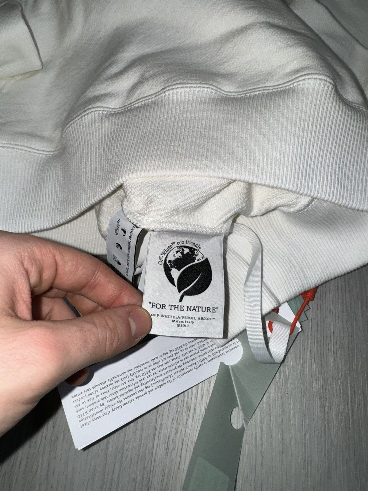 Off-White Off white logo slim hoodie xs Size US XS / EU 42 / 0 - 6 Thumbnail