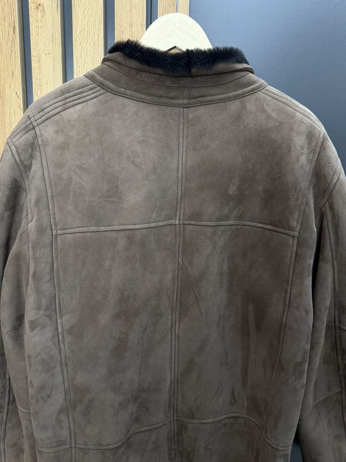 Other Men’s Shearling Sheepskin Coat Brown Size 54 Size US L / EU 52-54 / 3 - 12 Thumbnail