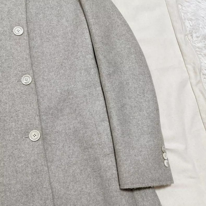Loro Piana LORO PIANA Grayish goat cashmere coat Size XS / US 0-2 / IT 36-38 - 5 Thumbnail