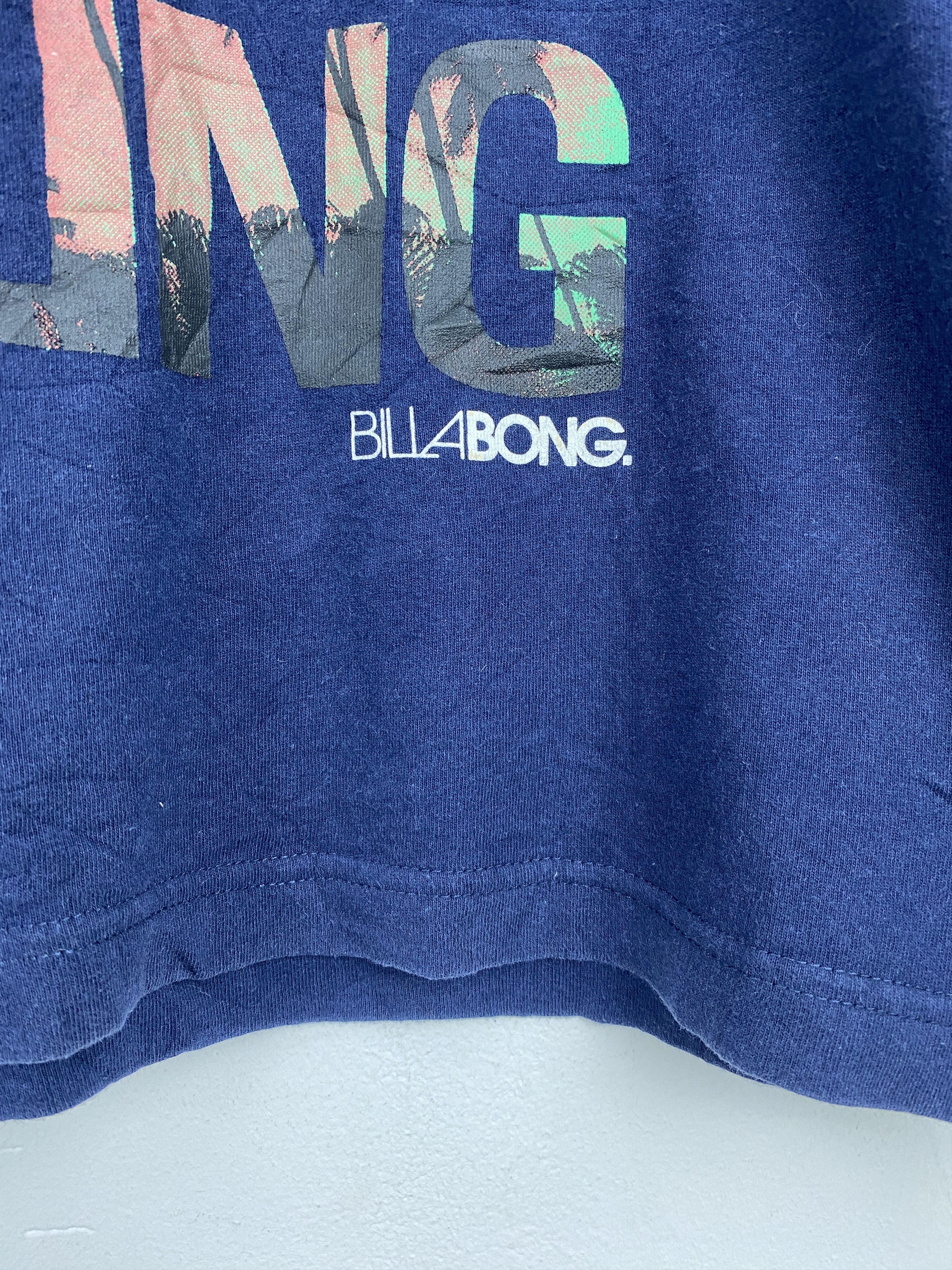 Billabong Vintage Billabong Surfing Wording Tee TA0556 Size US L / EU 52-54 / 3 - 10 Thumbnail