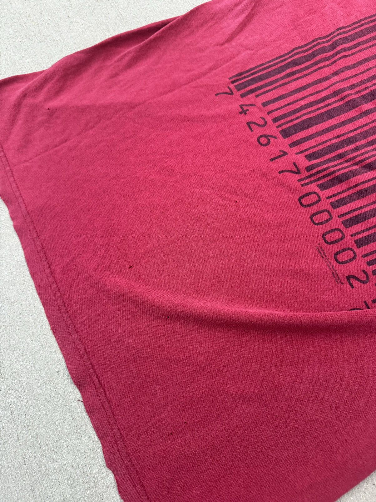 Band Tees × Slipknot × Vintage Thrashed 1999 SlipKnot Bar Code double sided Grail Rare 90s Size US L / EU 52-54 / 3 - 8 Thumbnail