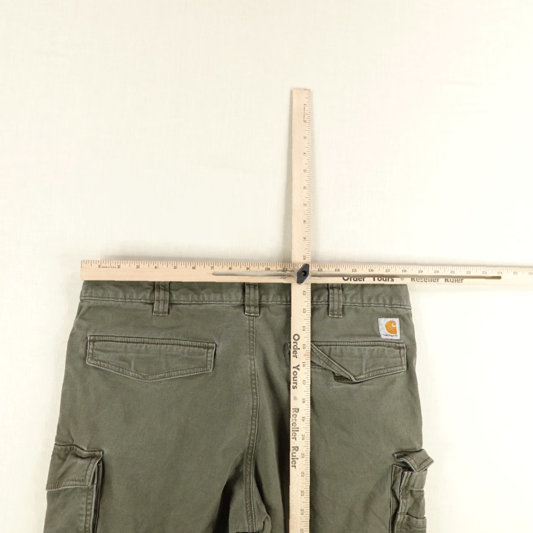 Carhartt Carhartt Cargo Shorts Mens 38 Green Canvas Workwear Casual Relaxed Fit Durable Outdoor Size US 38 / EU 54 - 6 Thumbnail