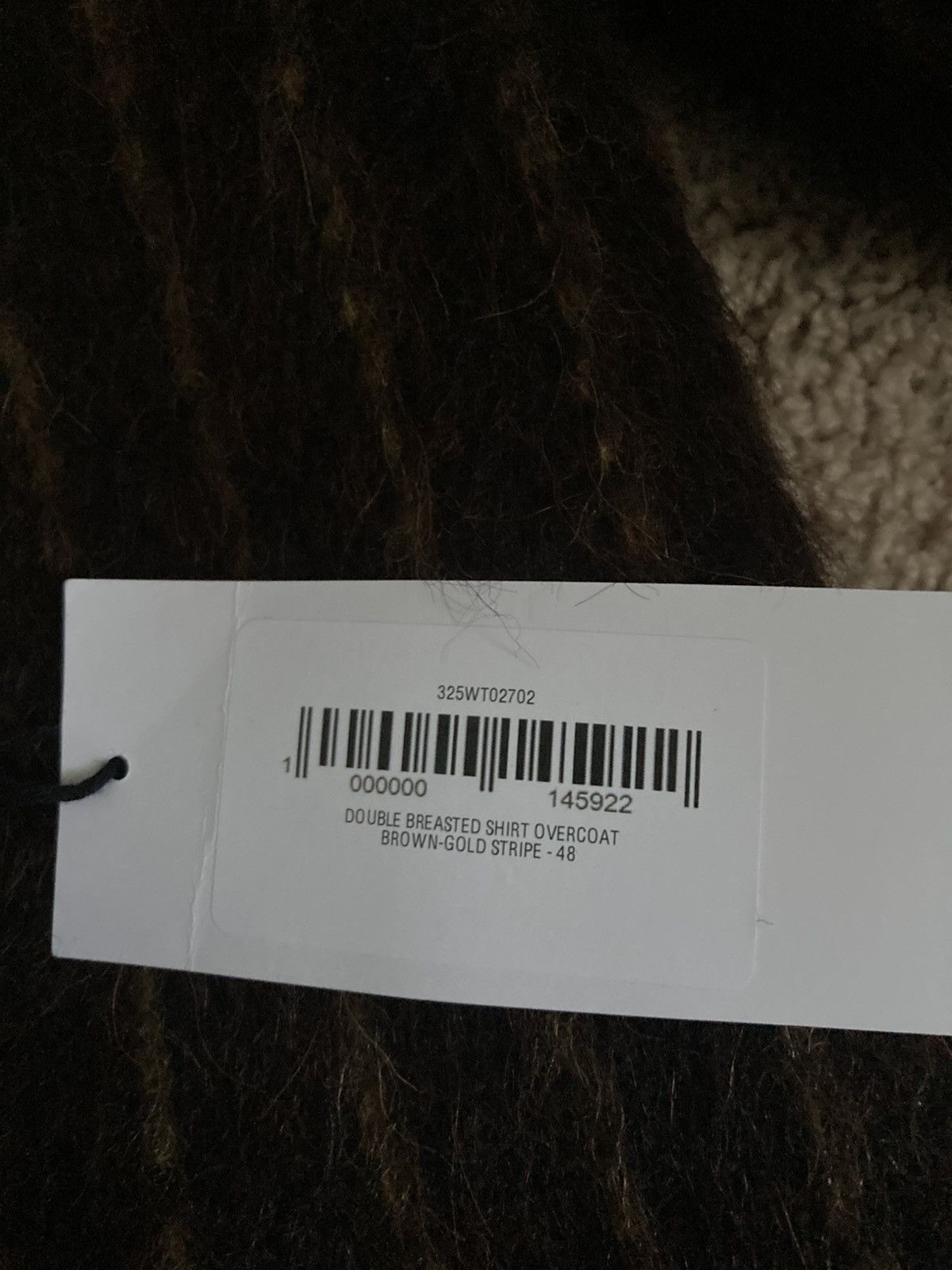 Martine Rose New AW24 Martine Rose Wool Gold Stripe Sleeves Overcoat 2024 Size US M / EU 48-50 / 2 - 8 Thumbnail