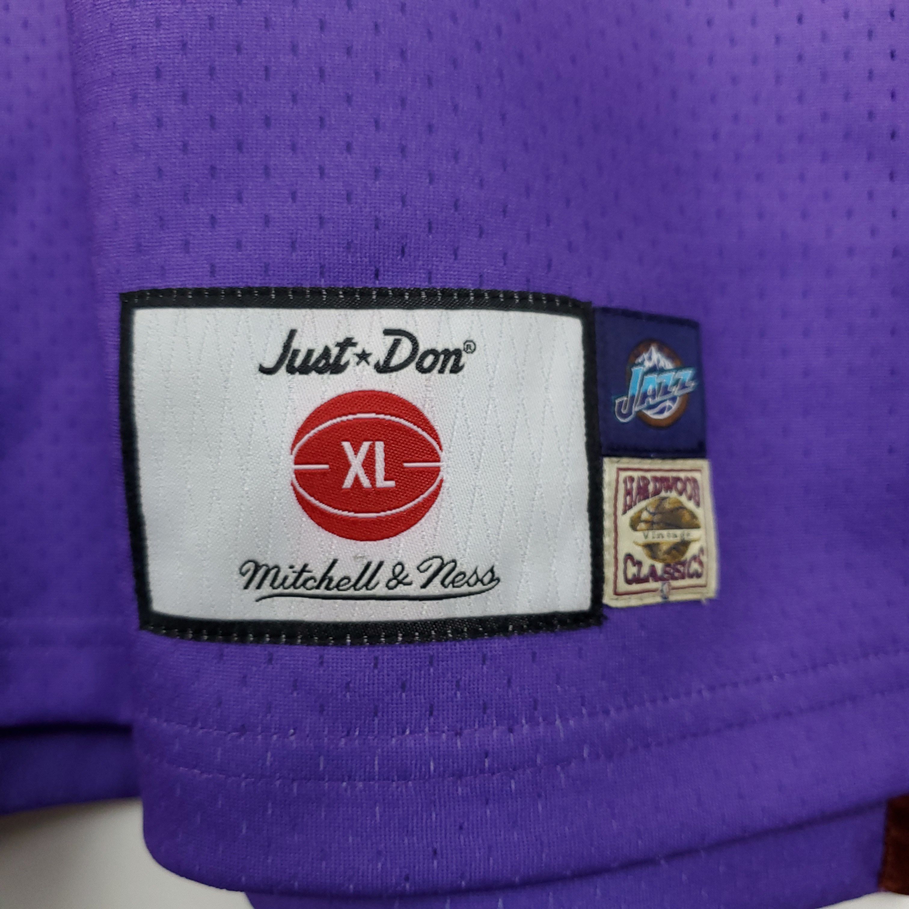 Just Don × Mitchell & Ness Just Don Utah Jazz Mitchell & Ness NBA Jersey XL XLarge NWT Size US XL / EU 56 / 4 - 3 Thumbnail